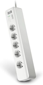 Schneider APC PM5-GR 918 Joule Anahtarlı 5'li 1.8 m Akım Korumalı Priz ÜCRETSİZ KARGO